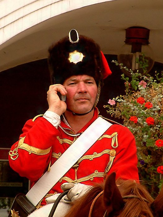 Hulán s mobilem :-))