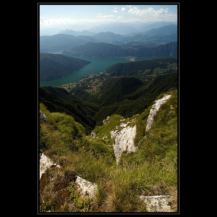 Kopce kolem Monte Generoso...