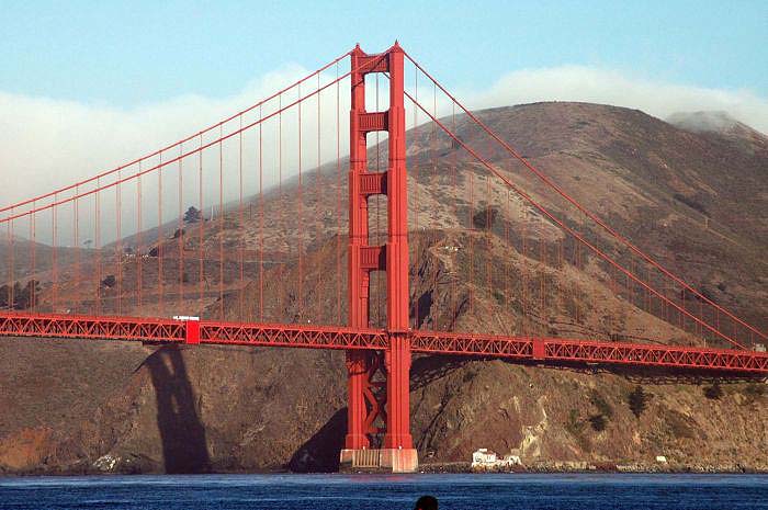 Golden Gate - Severní konec mostu