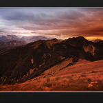 Triglavský masiv v podvečer