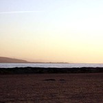 Pohled na Telacre Beach