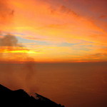 Po západe na Stromboli