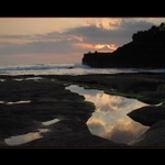 Večer pri Tanah Lot