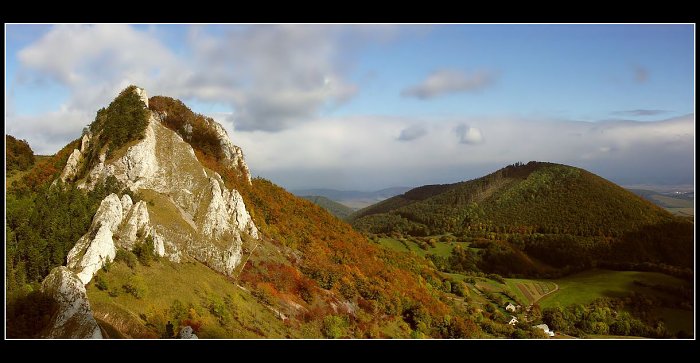 Podzim na Vršatských Bradlech
