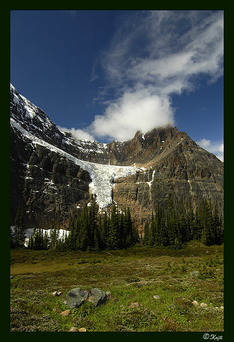Angel glacier