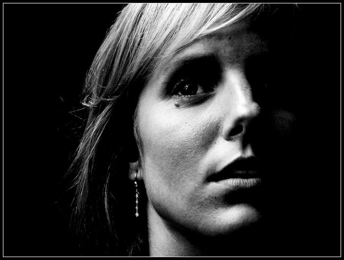 ...half face...