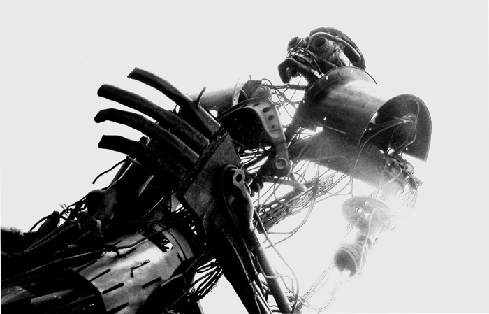 Robot B&W