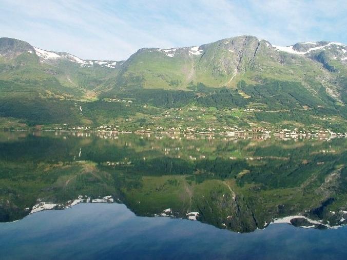 ráno u fjordu