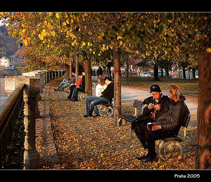 Barevný podzim v Praze