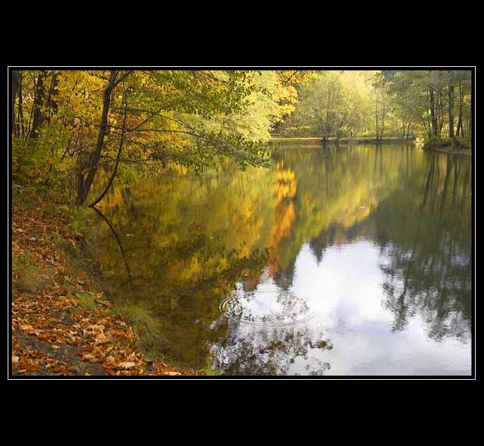 podzimní barvy vody