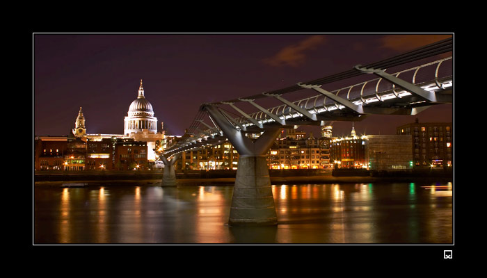 Nocny Londyn III. - St. Pauls Cathedral