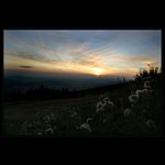 západ slunce na Dvoračkách