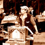 Flašinetářka na Montmartru