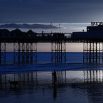 Brighton Pier at low tide