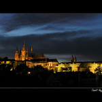 Večerní pražské panorama