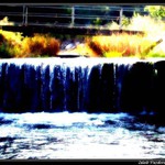 Potůček při soumraku