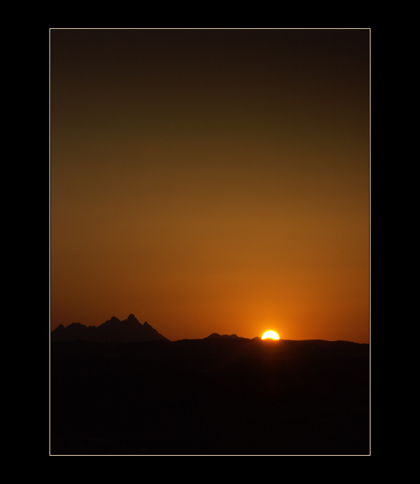 Egypt - západ slunce