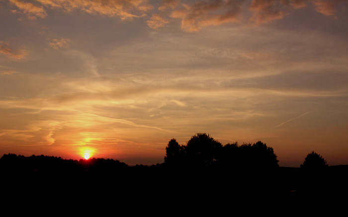 Západ slunce..