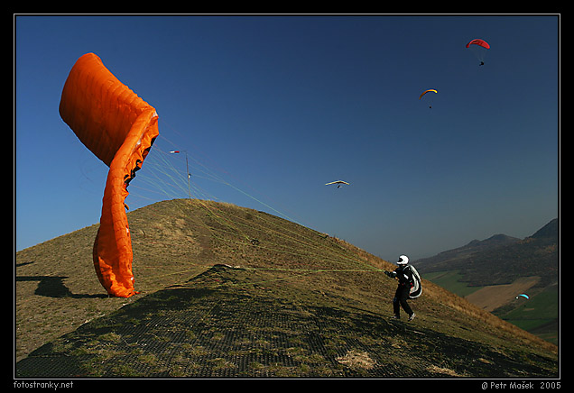 paragliding na Rané