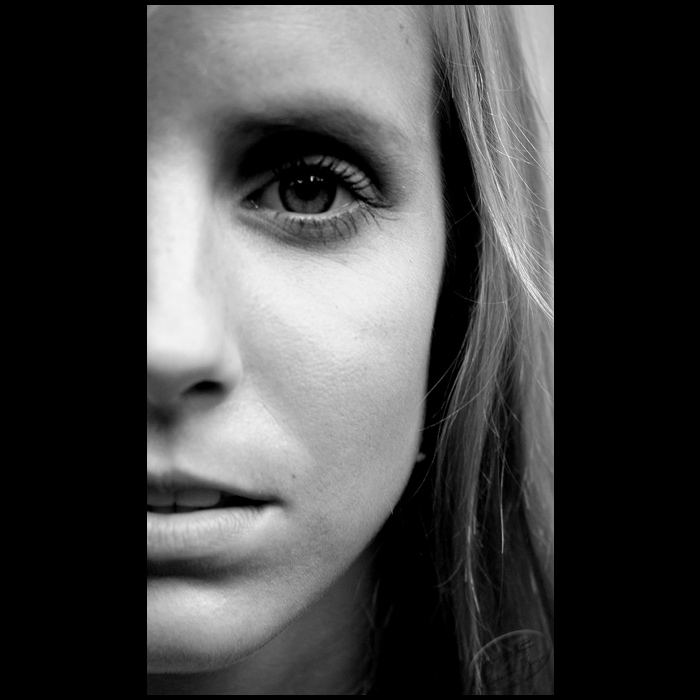 ...half face...