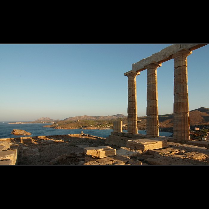 ráno na mysu Sounion