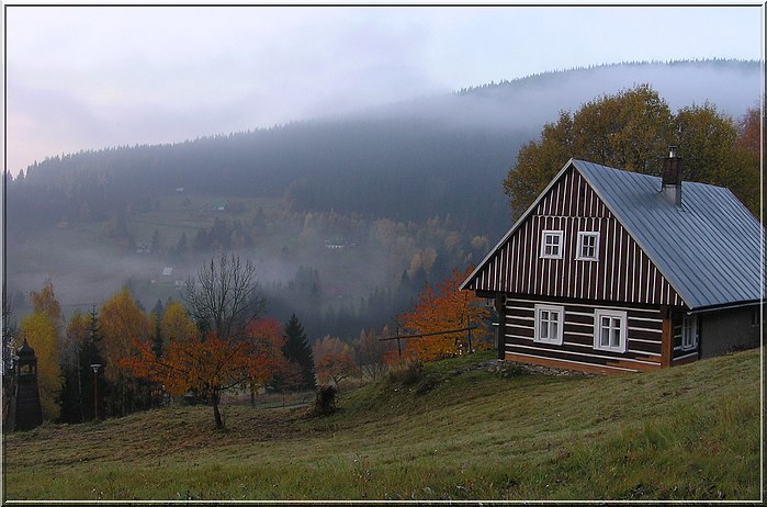 Podzimni rano na Labske