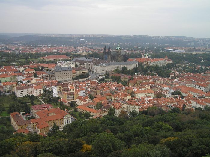 Výhled z Petřínu