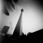 autoportrét s věží