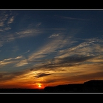 západ slunce na Barrandově