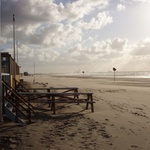 The beach