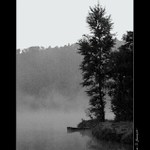 Ráno na Vltavě VII - pramice