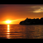 Západ slunce u Igrane