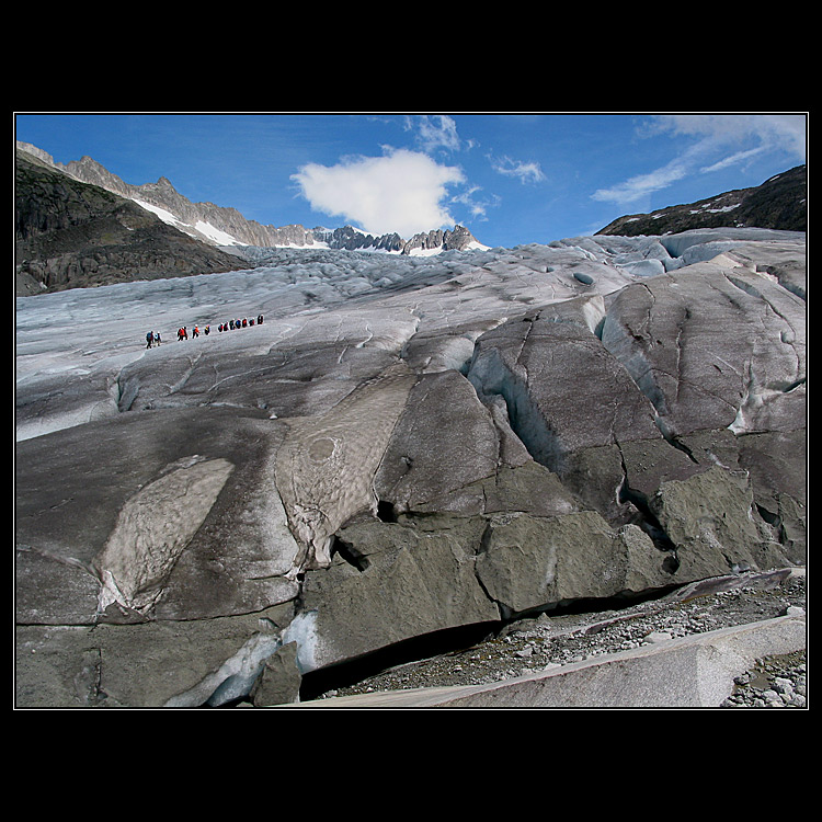 Výprava na Rhonegletscher