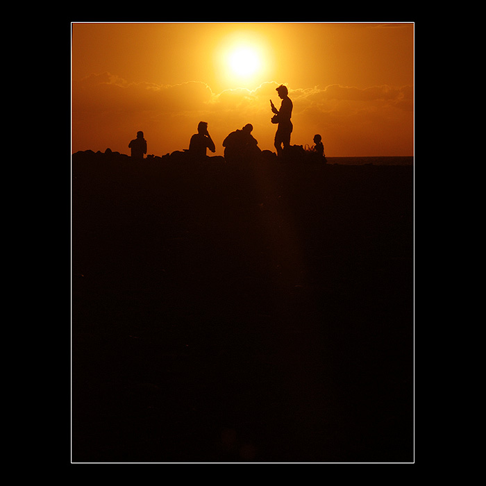 .....::some people on the beach
