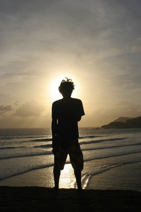sunset na Lomboku