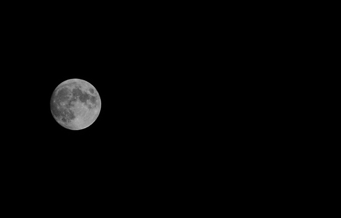 The day before full moon