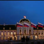 Vianočný prezidentský palác.