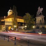 Poděbrady  v noci.