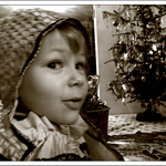 Banální rodinná vánoční fotka