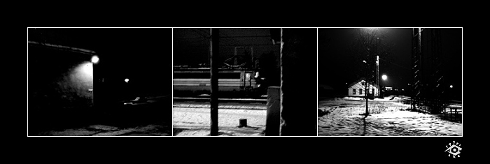 ... nocí ... vlakem ... tam domů ...