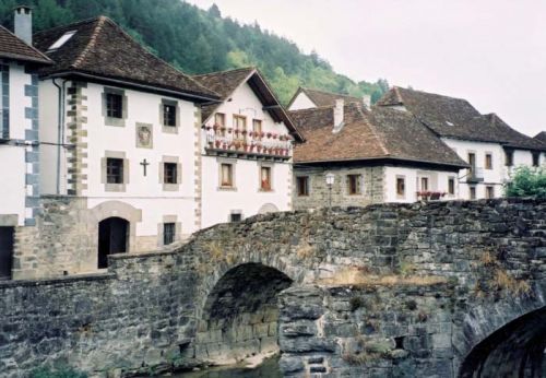 Baskická vesnička Ochagavia