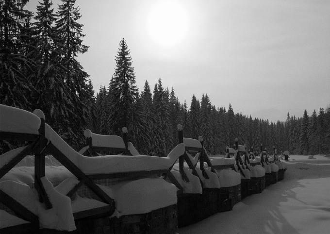 Hradlový most u Modravy