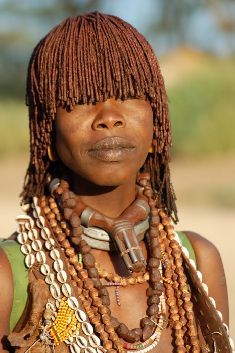 Hamer girl, Ethiopia