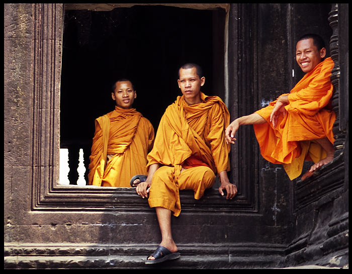 boys in orange