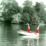 Milenci na projížďce