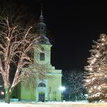 Nivnický kostel o vánocích...