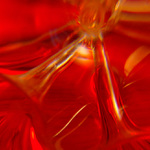 o červenej abstrakcii