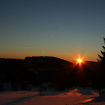 Západ v Krkonoších