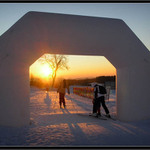 když jdou lyžníci spát