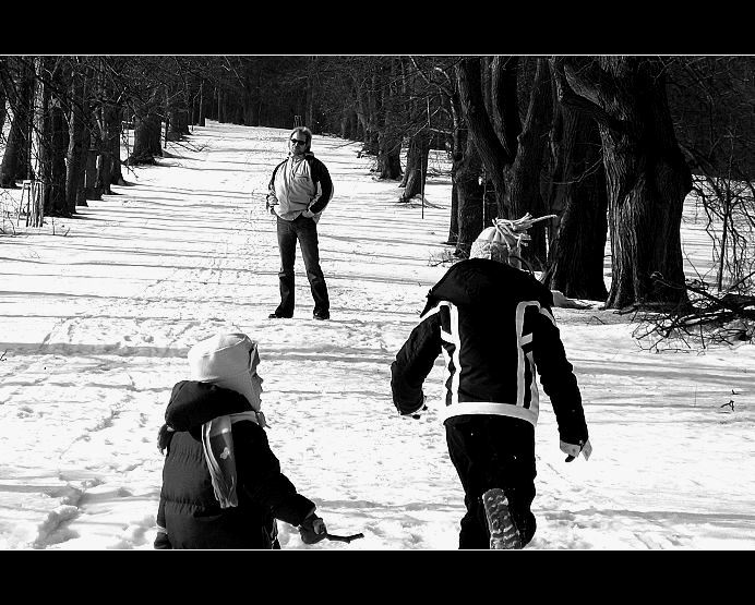 Stojící, běžící, hledící ...